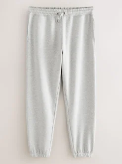 Joggingbroeken|Next - Relaxed fit - Slim Fit Brushback Heavyweight Joggers Grijs