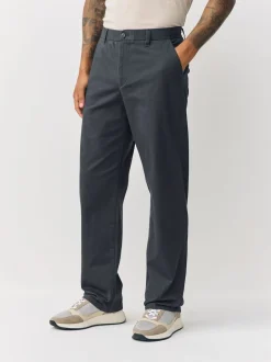 Broeken En Chino's|Next Grijs - Relaxed fit - Stretchy chino