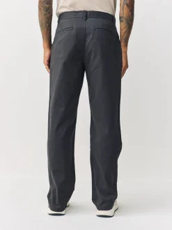 Broeken En Chino's|Next Grijs - Relaxed fit - Stretchy chino