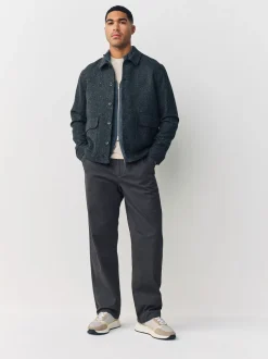 Broeken En Chino's|Next Grijs - Relaxed fit - Stretchy chino