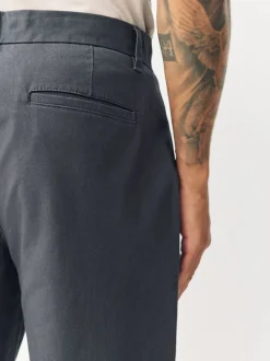 Broeken En Chino's|Next Grijs - Relaxed fit - Stretchy chino