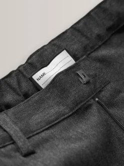 Schoolkleding|Broeken En Chino's|Next - Schoolbroek met rechte pijpen (3-17jaar) Grijs
