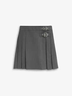 Shorts En Rokken*Next - Schoolkilt (3 - 16 jr) Grijs