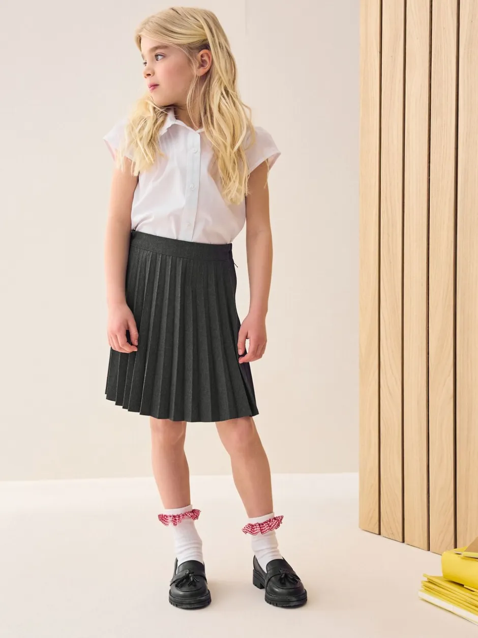 Shorts En Rokken*Next Grijs - Schoolrok met plooi (3 - 16 jr)