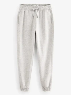 Leggings En Joggingbroeken|self. Grijs - joggingbroek met boorden