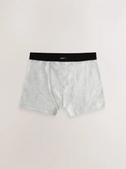 Ondergoed*Next - Set van 5 boxershorts met zachte tailleband (1,5-16 jr) Grijs