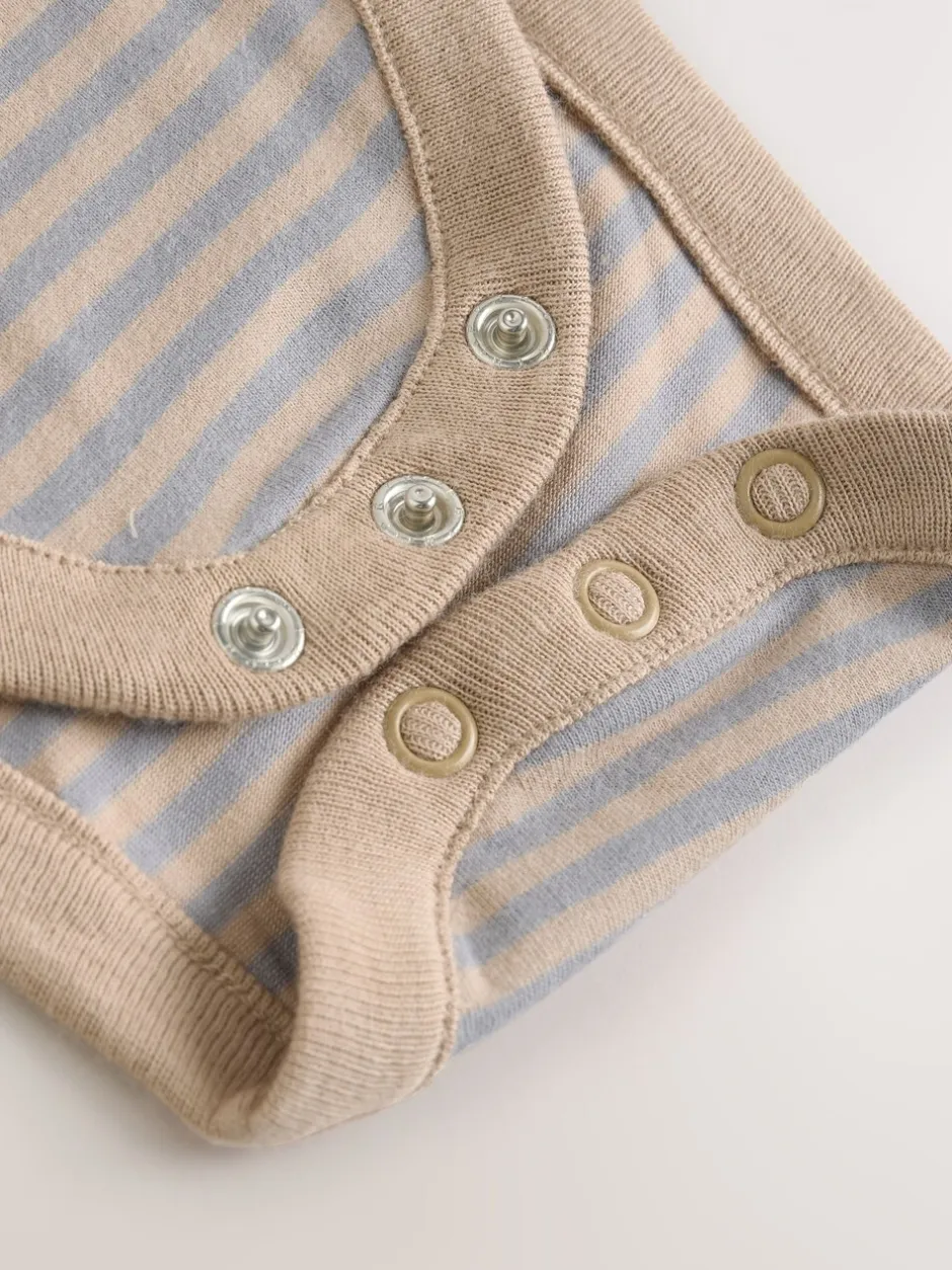 Rompertjes En Tuinbroeken|Next Grijs - Set van gewatteerde jersey tuinbroek en rompertje voor baby's (0mnd-2jr)