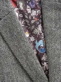 Blazers En Business-Jasjes*Next - Signature - Harris tweed Britse wollen blazer Grijs