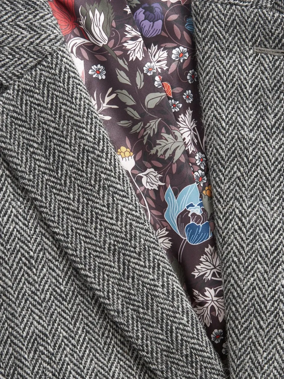 Blazers En Business-Jasjes*Next - Signature - Harris tweed Britse wollen blazer Grijs
