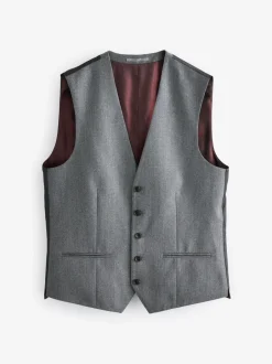 Vesten*Next - Signature Zignone flanellen gilet van Italiaanse wol-kasjmier blend Grijs