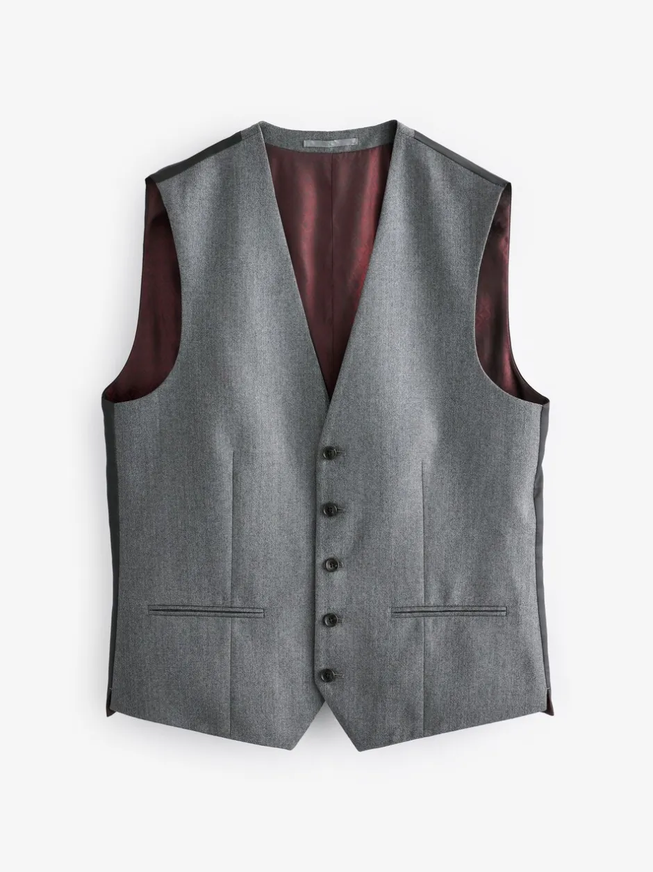Vesten*Next - Signature Zignone flanellen gilet van Italiaanse wol-kasjmier blend Grijs