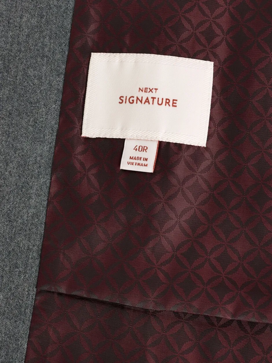 Vesten*Next - Signature Zignone flanellen gilet van Italiaanse wol-kasjmier blend Grijs