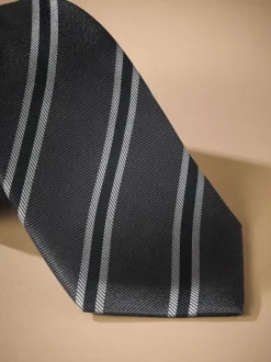 Stropdassen En Pochets*Next - Signature zijden das Grijs