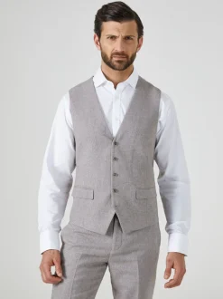 Vesten*Skopes Grijs - Jude maatsnit getailleerd vest
