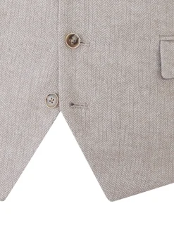 Vesten*Skopes Grijs - Jude maatsnit getailleerd vest
