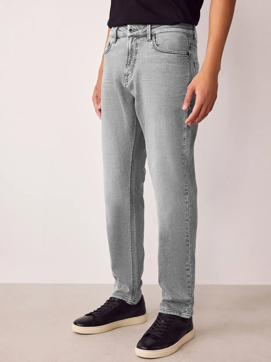 Jeans|Next Grijs - Slim Fit - Comfortabele stretchjeans