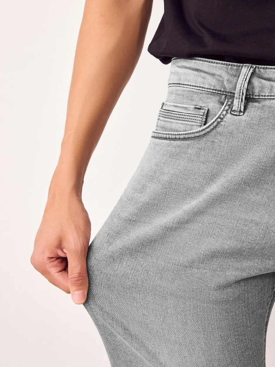 Jeans|Next Grijs - Slim Fit - Comfortabele stretchjeans