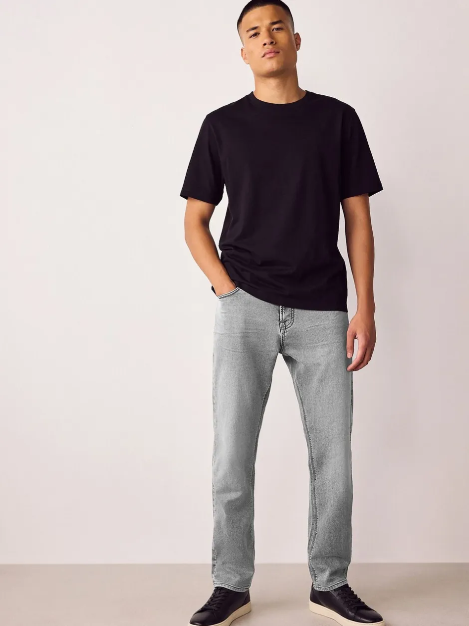Jeans|Next Grijs - Slim Fit - Comfortabele stretchjeans