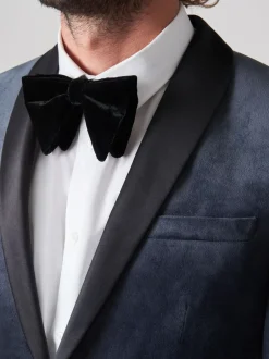 Smokings En Feestkleding|Blazers En Business-Jasjes*Next - Slim Fit - Fluwelen blazer Grijs