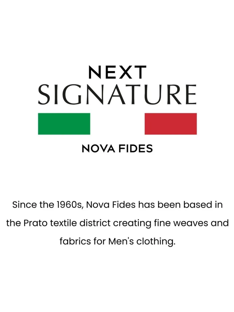 Blazers En Business-Jasjes*Next - Slim Fit - Signature Nova Fides Blazer van wolblend met visgraatmotief Grijs