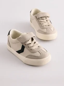 Sneakers*Next - Sneakers met klittenbandsluiting en elastische veters Grijs