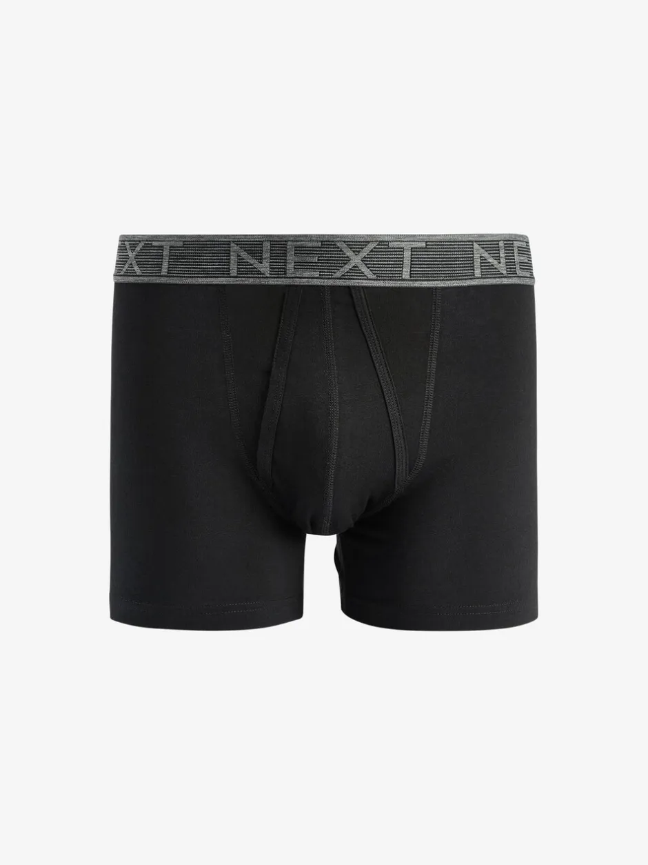 Ondergoed|Ondergoed*Next Grijs - Standaard - 10 Boxershorts zonder plooi