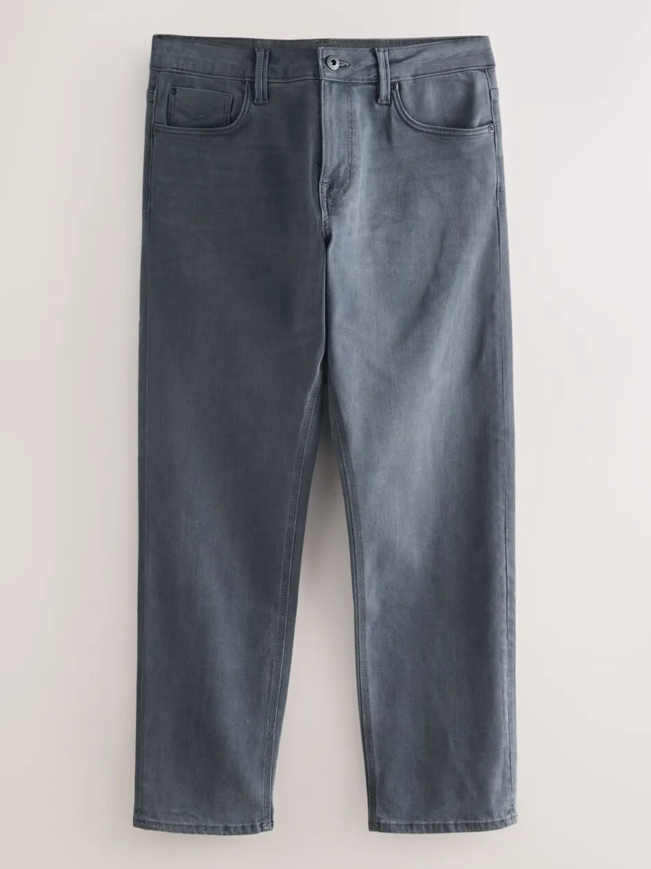 Jeans*Next Grijs - Straight fit - Motionflex jeans