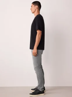 Jeans*Next Grijs - Strakke Pasvorm - Comfortabele stretchjeans