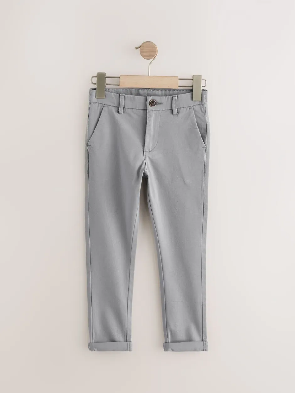 Broeken En Chino's|Next Grijs - Stretchy chino's (3-17jr)