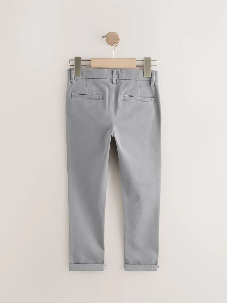 Broeken En Chino's|Next Grijs - Stretchy chino's (3-17jr)