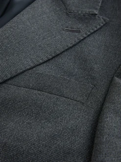Pakken*Next Grijs - Texture Motionflex stretchkostuumjasje