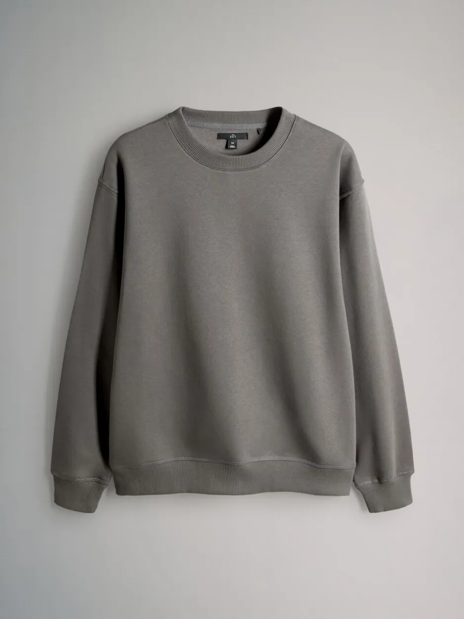 Joggingbroeken|The Set - Hooded Sweatshirt and Jogger Set Grijs