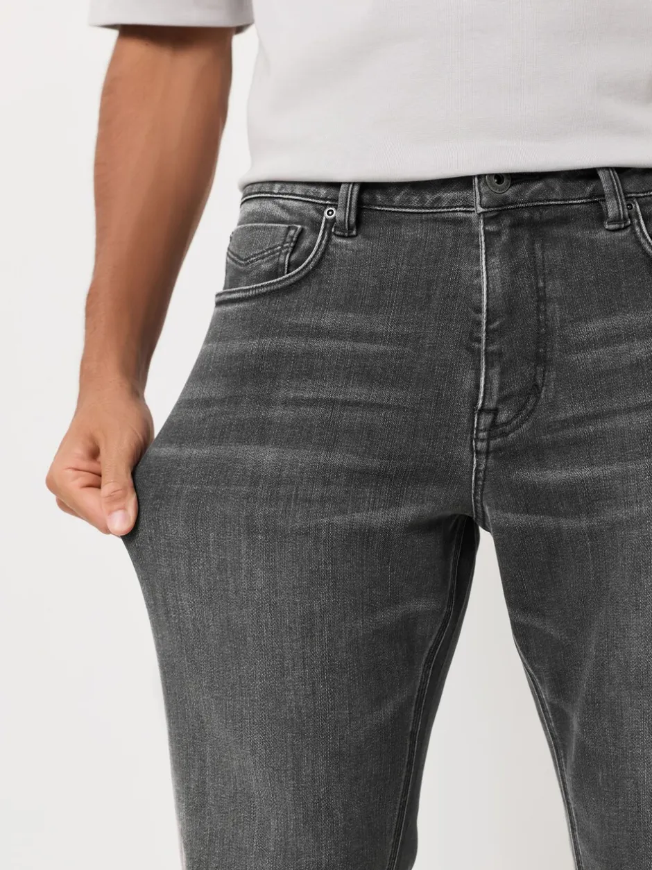Jeans*Next Grijs - ThermoGen - Straight fit - Motionflex jeans