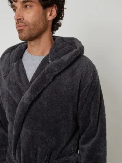 Kamerjassen En Badjassen*Threadbare - - Behaaglijke kamerjas met capuchon Grijs
