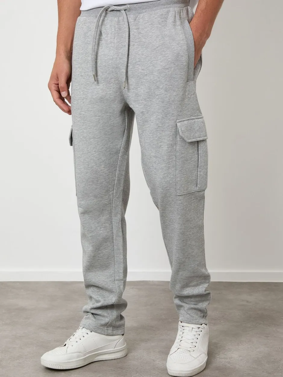 Joggingbroeken*Threadbare - Cargo Joggers Grijs