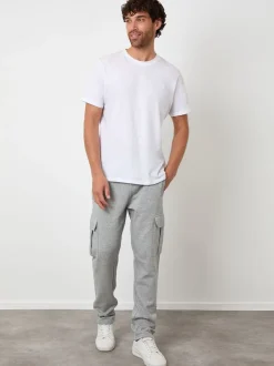 Joggingbroeken*Threadbare - Cargo Joggers Grijs
