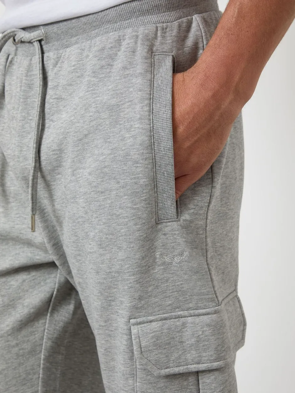 Joggingbroeken*Threadbare - Cargo Joggers Grijs