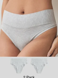 Onderbroeken*Next - Ultimate Comfort Knickers 2 Pack Grijs