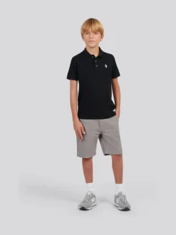Shorts|U.S. Polo Assn - Classic Chino Shorts Grijs