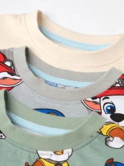 Pyjama's|Vanilla Underground - Bluey Boys Multicoloured Multi Character Multi-Pack of 2 Short Sleeve Short Leg Pyjama Set Grijs
