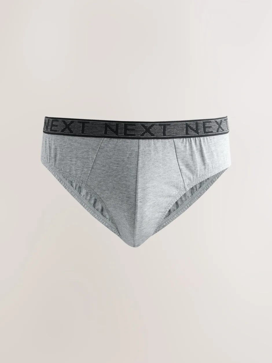 Ondergoed|Ondergoed*Next - Verpakking van 10 - Katoenrijke slips Grijs