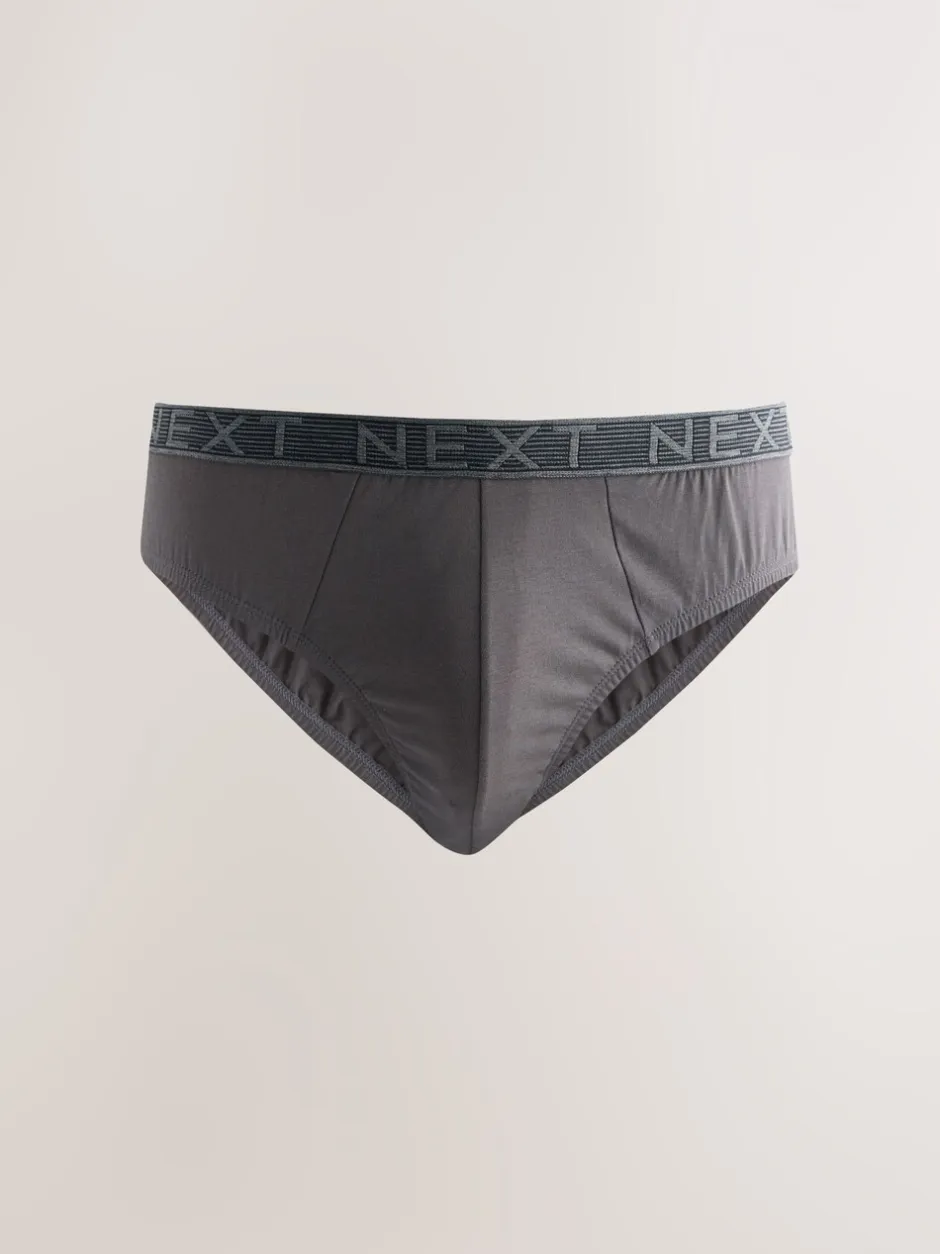 Ondergoed|Ondergoed*Next - Verpakking van 10 - Katoenrijke slips Grijs