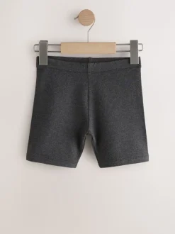 Shorts En Rokken*Next - Verpakking van 2 stretchy fietsshorts met hoog katoengehalte (3-16jr) Grijs
