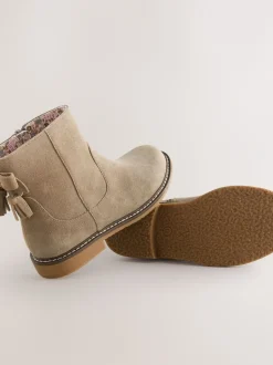 Boots*Next - Waterafstotende suède enkellaarzen Grijs