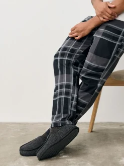 Pantoffels|Next - Wide Fit Closed Back Slippers Grijs