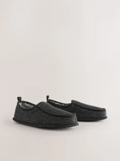 Pantoffels|Next - Wide Fit Closed Back Slippers Grijs