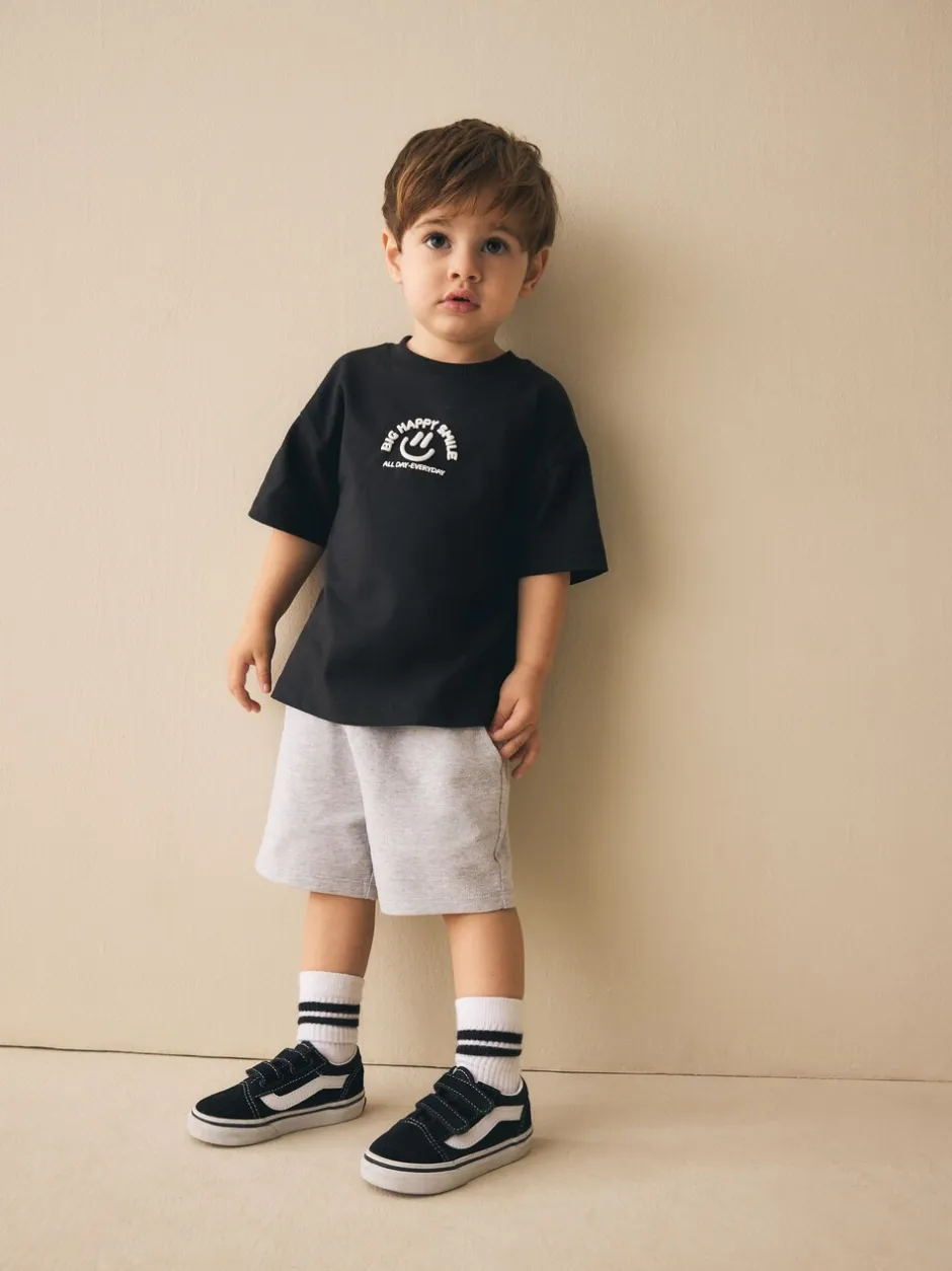 Shorts*Next Grijs gemêleerd - Jersey short (3 mnd-7 jr)