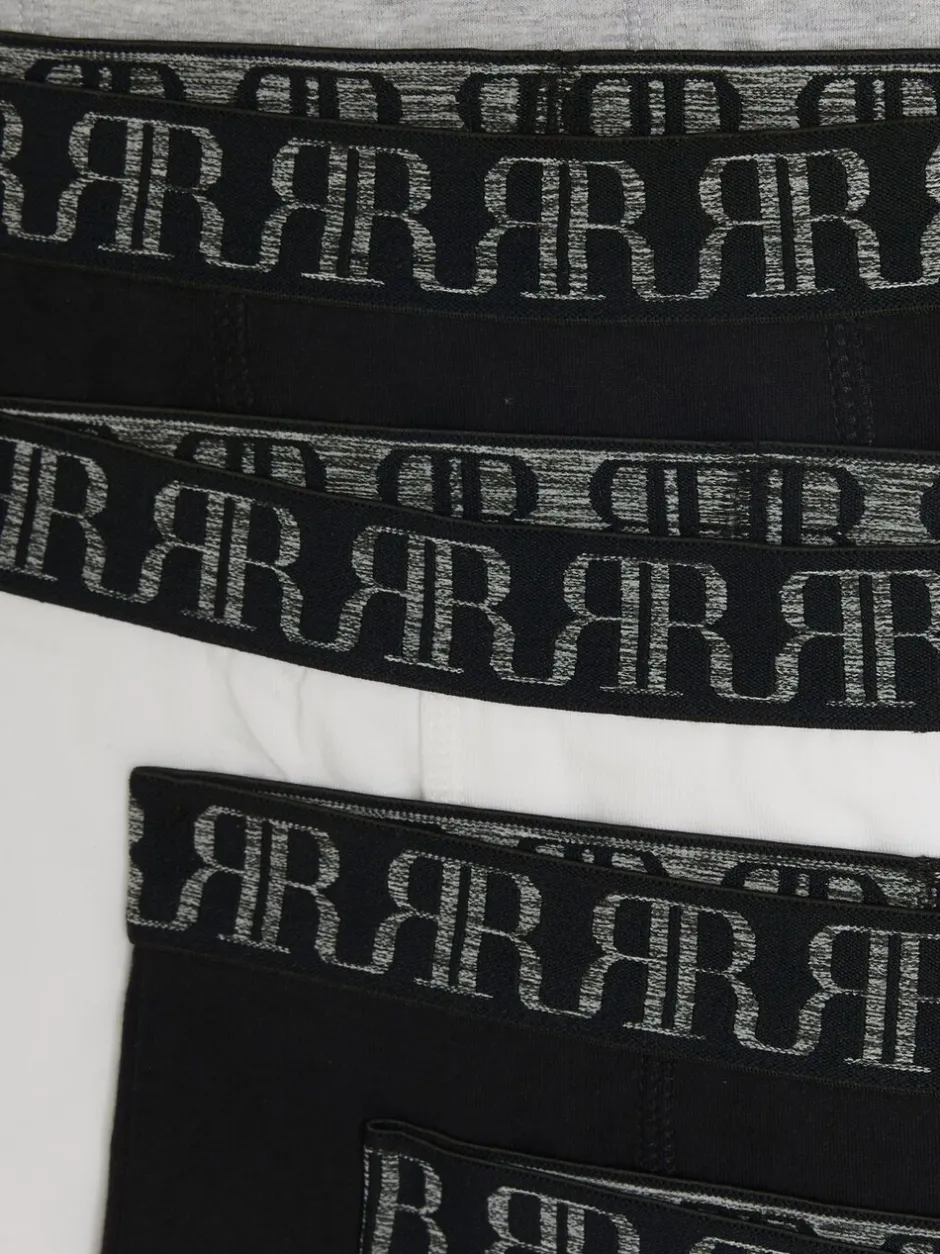 Ondergoed|River Island - - Set van 5 boxershorts Grijs gemêleerd