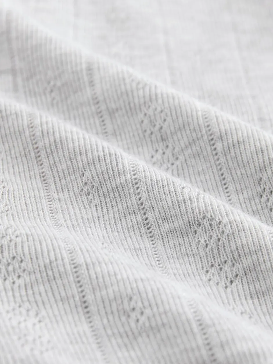 Alle Nacht- En Loungekleding|Next - Thermal Maximum Warmth Cosy Pointelle Leggings Grijs gemêleerd