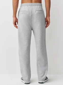 Joggingbroeken|Next - Straight Fit Brushback Heavyweight 2 Pack Joggers Grijs gemêleerd/marineblauw